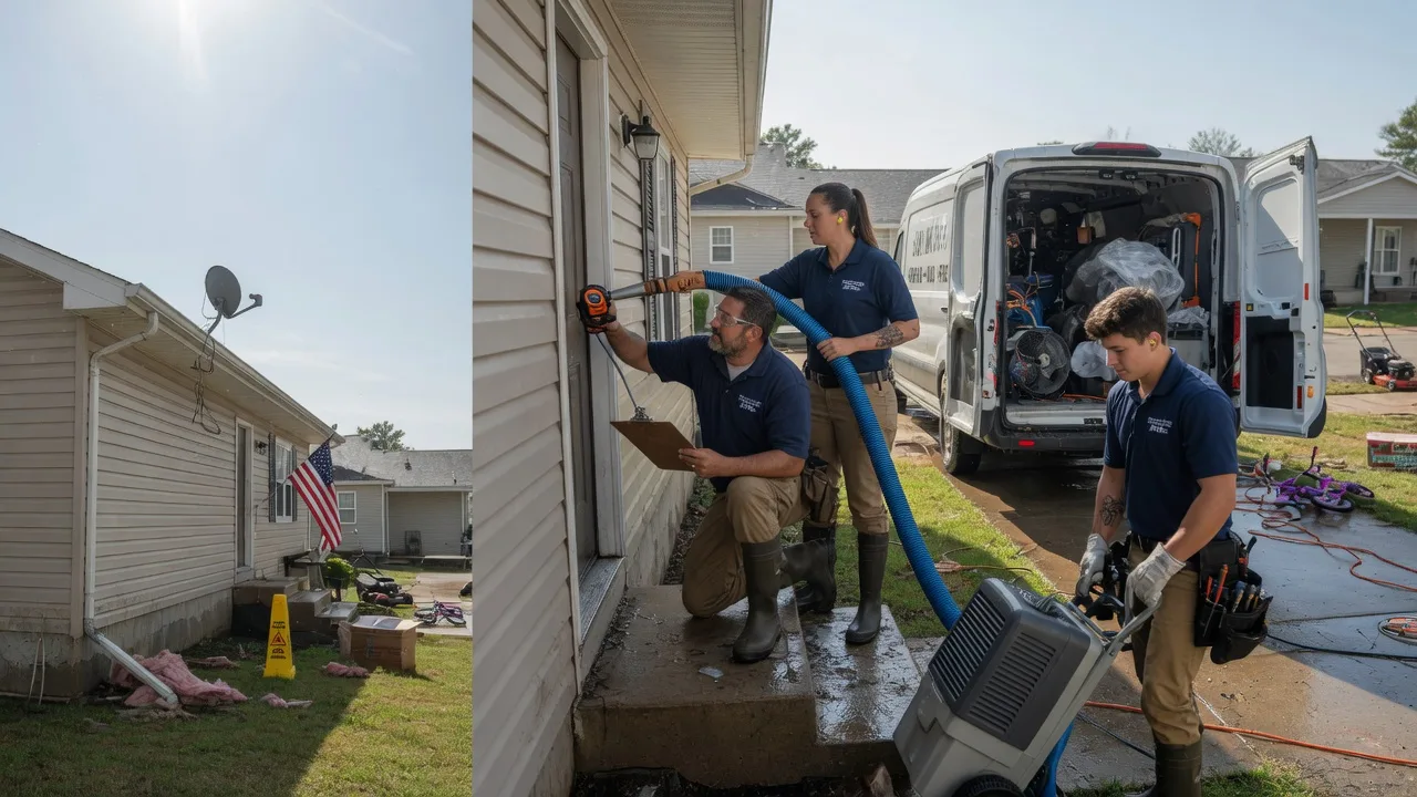 Ceiling Water Damage Restoration in Fishers Landing, NY near me